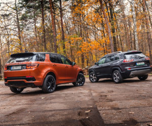 Land Rover Discovery Sport 2.0P 200 KM AT9 AWD R-Dynamic HSE vs. Jeep Cherokee 2.2 MultiJet 195 KM AT9 AWD Limited