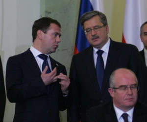 Dmitrij Miedwiediew, Bronisław Komorowski i Andrzej Seremet
