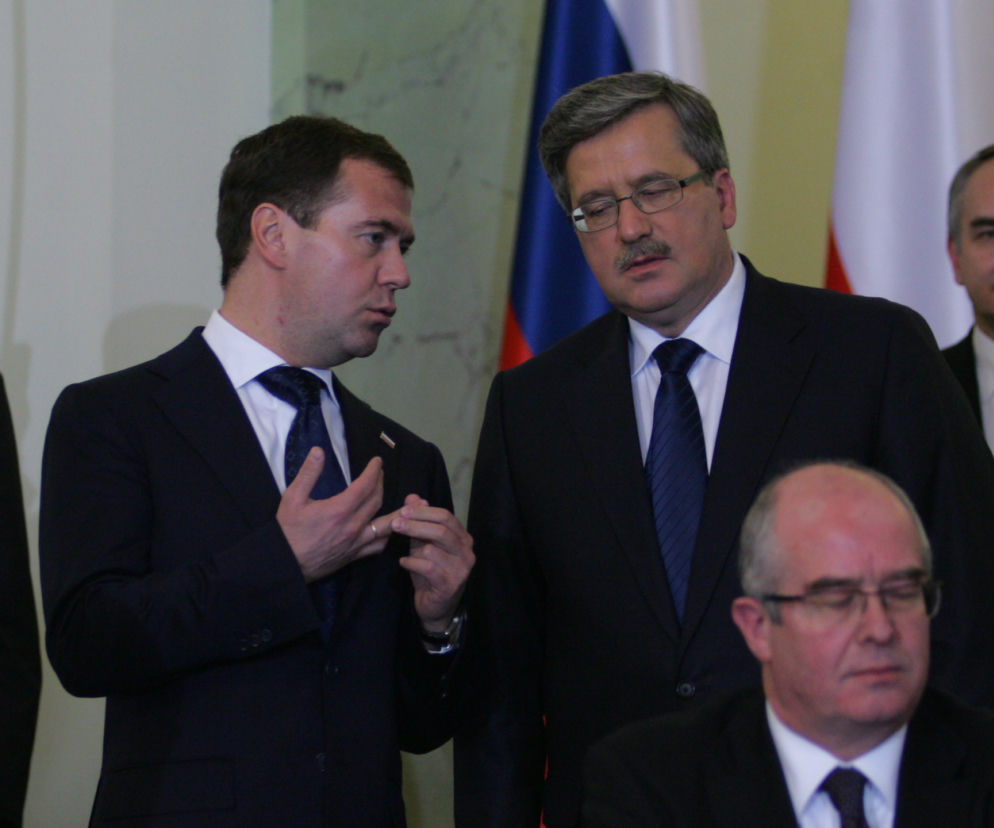 Dmitrij Miedwiediew, Bronisław Komorowski i Andrzej Seremet