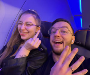 Gimper oświadczył się partnerce