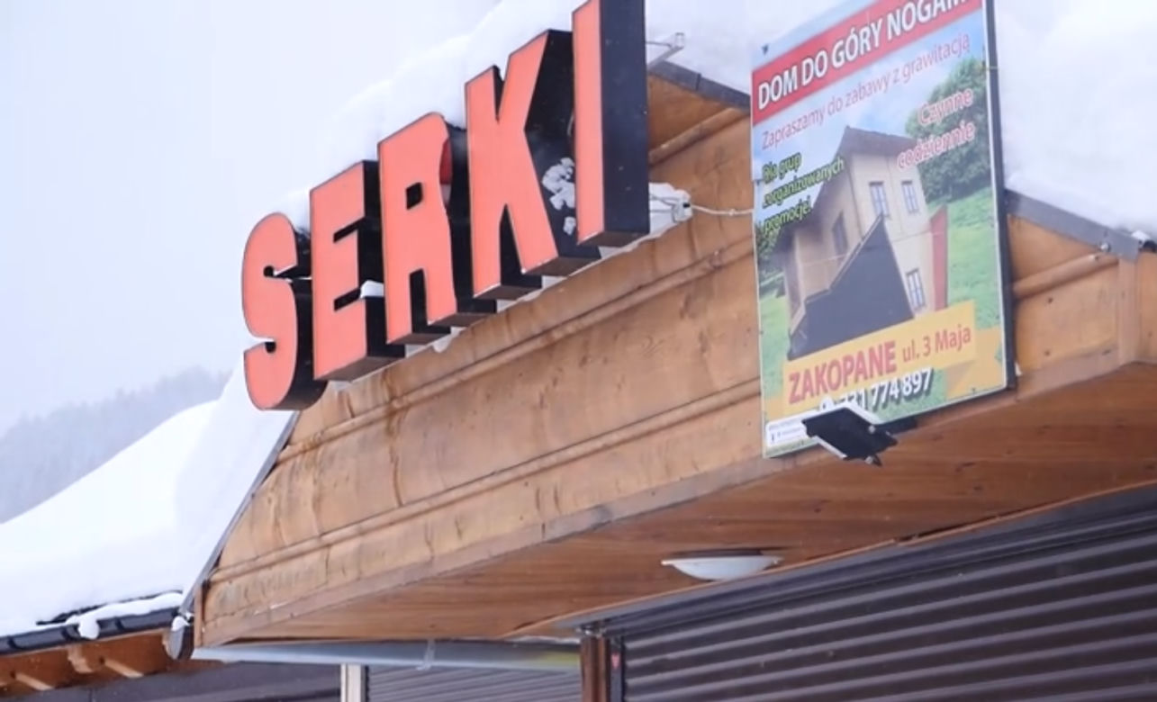 Smutny widok w Zakopanem