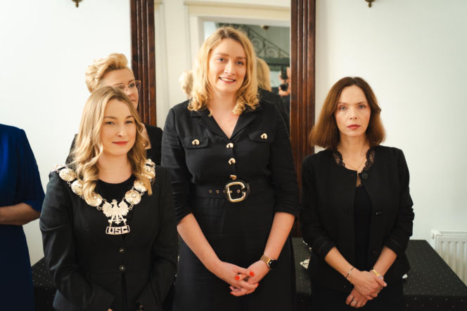 Złoty Gody par małżeńskich w Siedlcach - wręczenie pamiątkowych medali