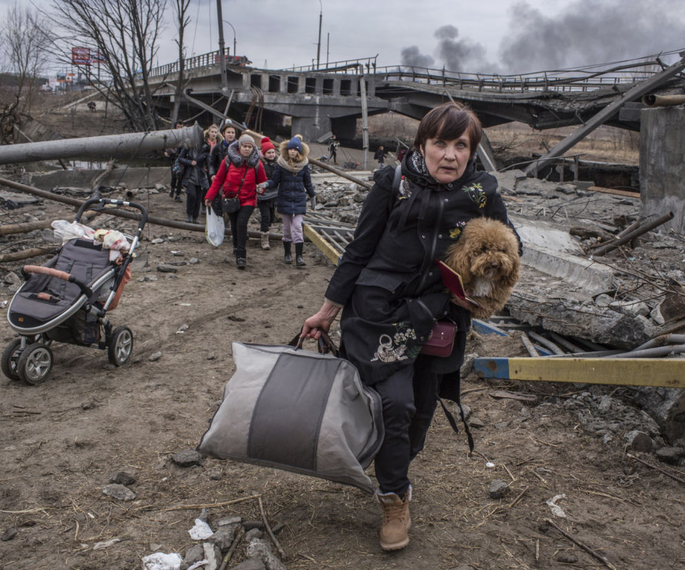 Ukraina. Zbombardowany Irpin