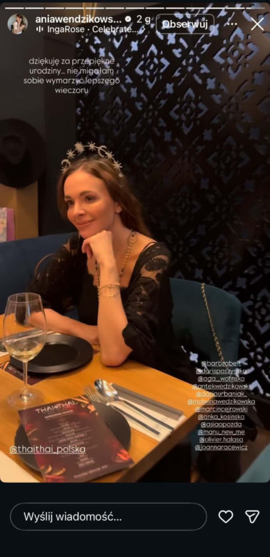 Anna Wendzikowska kończy 45 lat. Wspomniała słowa dziadka. "Nie wiem, kiedy przeleciało to życie"