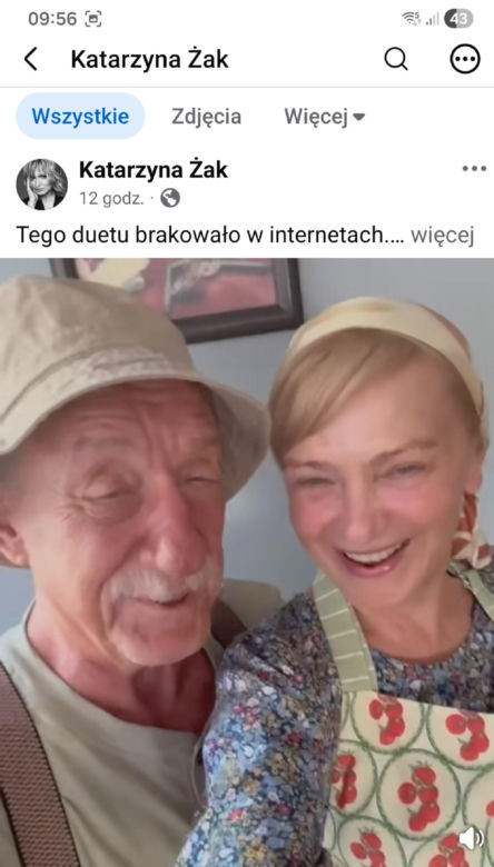 Ranczo 11 sezon. Solejukowa (Katarzyna Żak), Solejuk (Sylwester Maciejewski) na planie