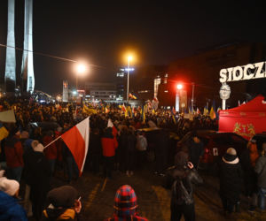 Solidarni z Ukrainą. Wielki wiec w Gdańsku