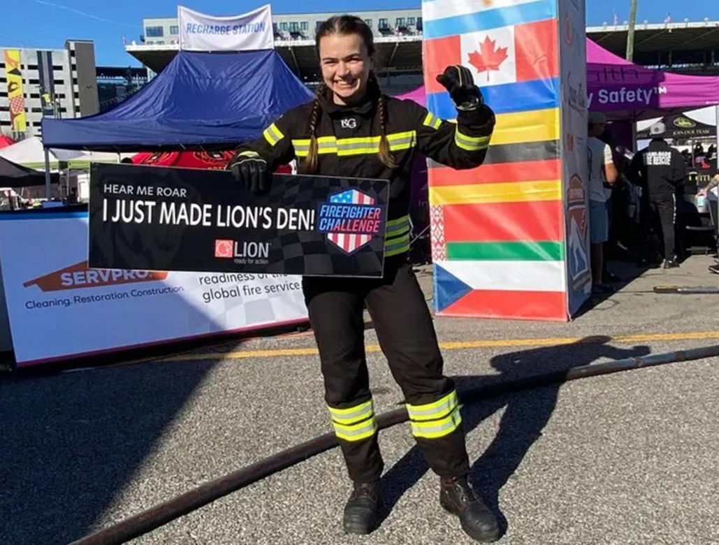  Justyna Cichocka- Strażaczka na medal