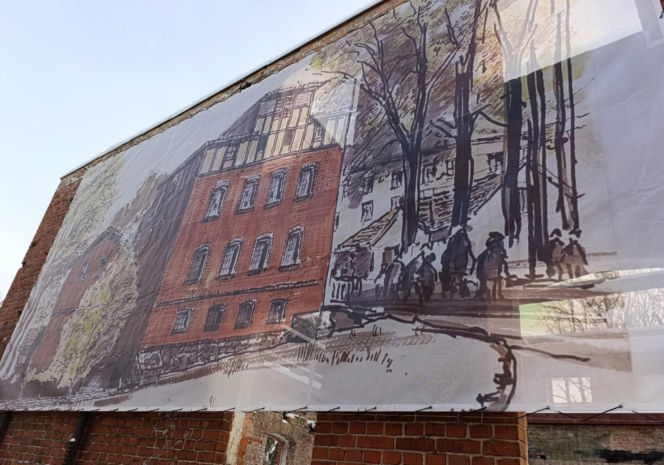 Stary, spalony młyn w Iławie (2026)