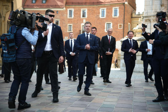 Peter Magyar w Krakowie