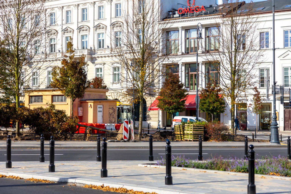 Zmodernizowany Plac Trzech Krzyży