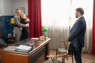 Barwy szczęścia, odcinek 3419: Leslaw Zurek (Bruno) Marta Dabrowska (Karolina) Sebastian Perdek (Klemens)
