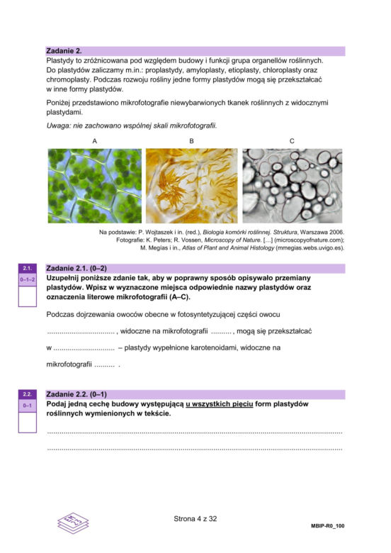Matura 2025 - biologia