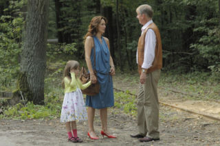 Ranczo. Dorotka (Weronika Kunka), Lucy (Ilona Ostrowska), Więcławski (Grzegorz Wons) - sierpień 2013 r.