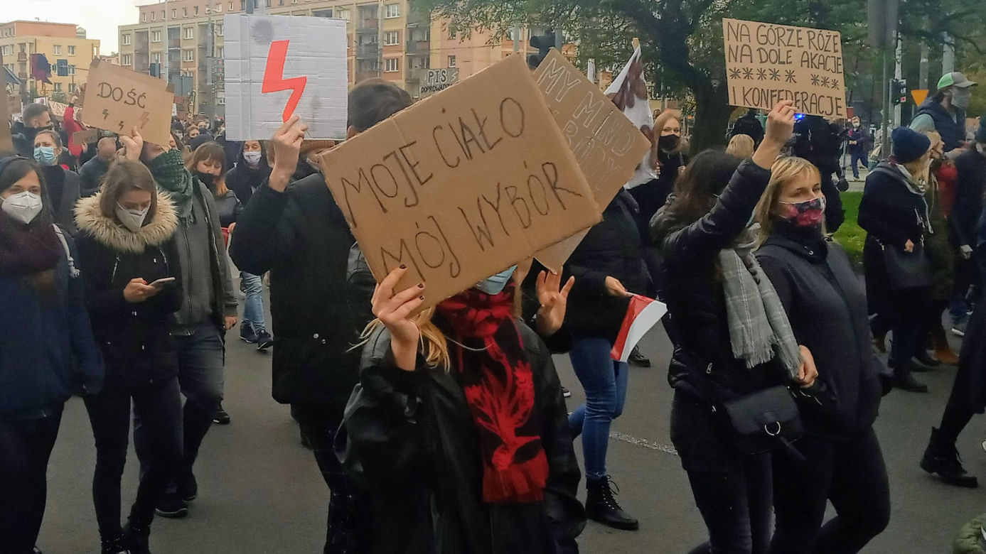 Protest kobiet w Szczecinie - 28.10.2020