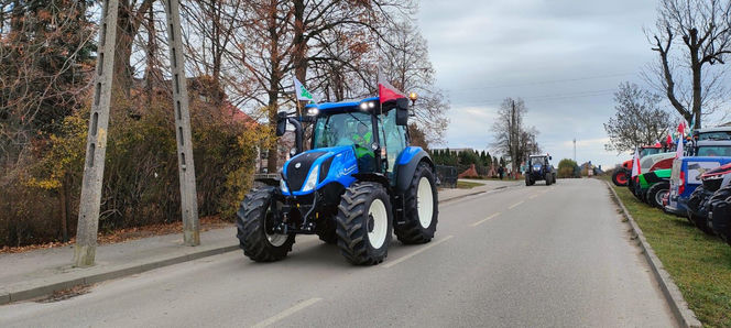 Rolnicy wyszli na ulice. Rozpoczął się protest w woj. łódzkim. „Opłacalność jest na krytycznym poziomie”