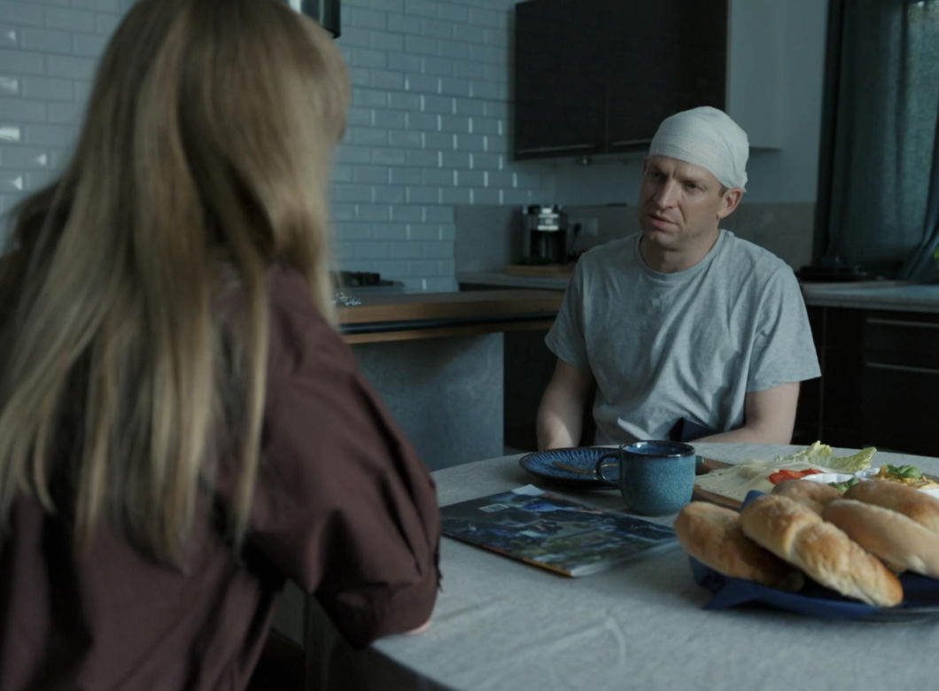 Barwy szczęścia, odcinek 3307: Łukasz (Michał Rolnicki), Agnieszka (Katarzyna Tlałka)