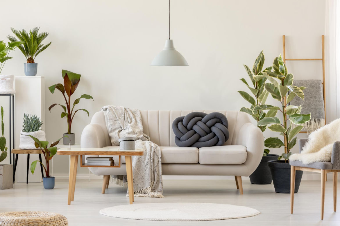 Kaszmirowa sofa