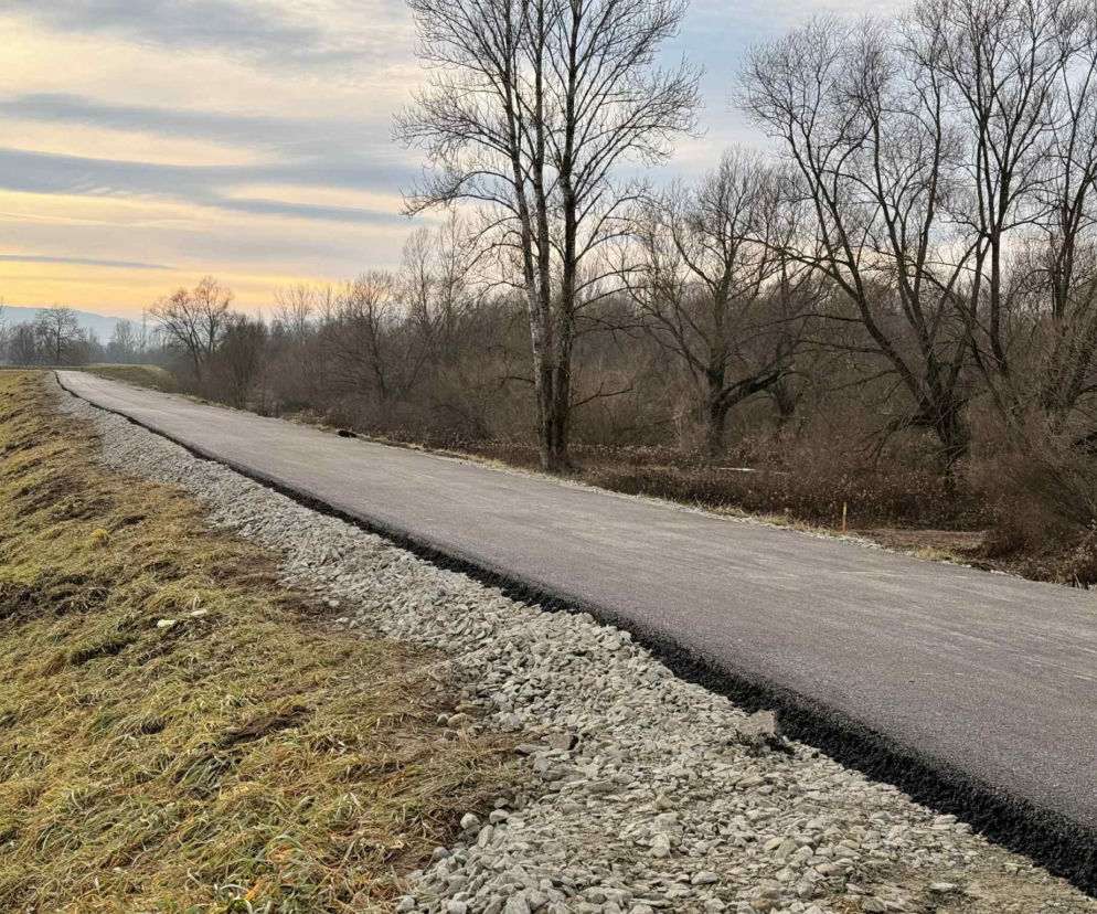 Trasa Euro Velo w Nowym Sączu. Brakujący odcinek na Wólkach już gotowy!