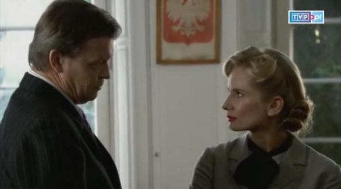 CZAS HONORU 5 odc. 65. Kazimierz (Jan Frycz), Ada Lewińska (Magdalena Cielecka)
