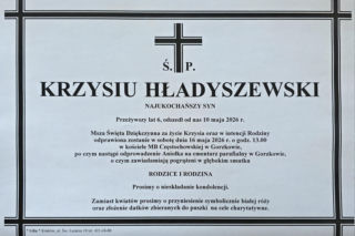 Nie żyje Krzyś Hładyszewski