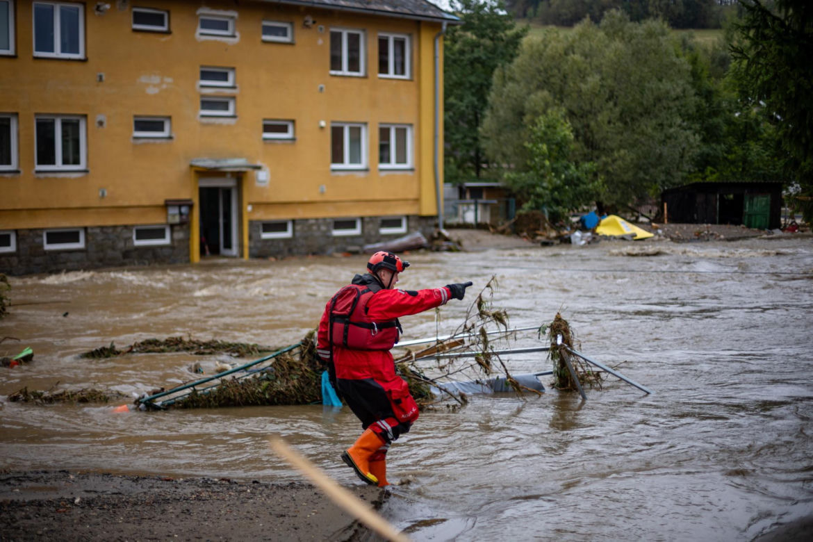 Czechy, powódź.