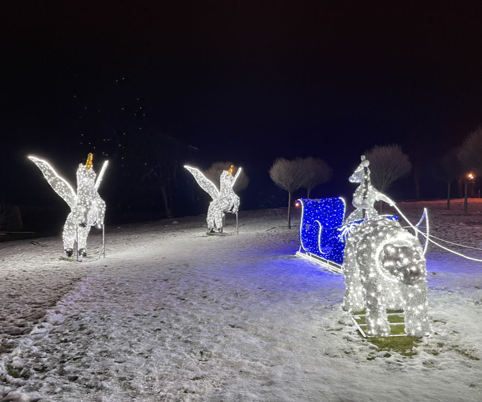 Świąteczne iluminacje w Muszynie