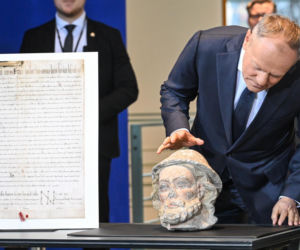 Ceremonia przekazania dóbr kultury podczas polsko-niemieckich konsultacji międzyrządowych