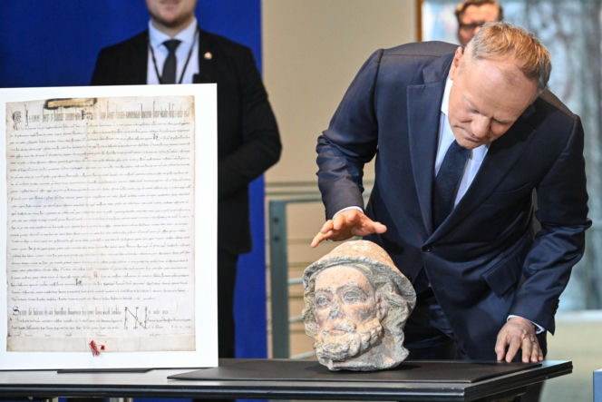 Ceremonia przekazania dóbr kultury podczas polsko-niemieckich konsultacji międzyrządowych