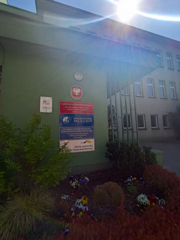 Matura 2023 z matematyki, II Liceum  Ogólnokształcące im. Generałowej Zamoyskiej i Heleny Modrzejewskiej w Poznaniu