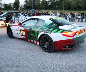 Gumball 3000 2017 w Warszawie pod Stadionem Narodowym