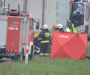 Wypadek śmiertelny na A1 koło Świecia