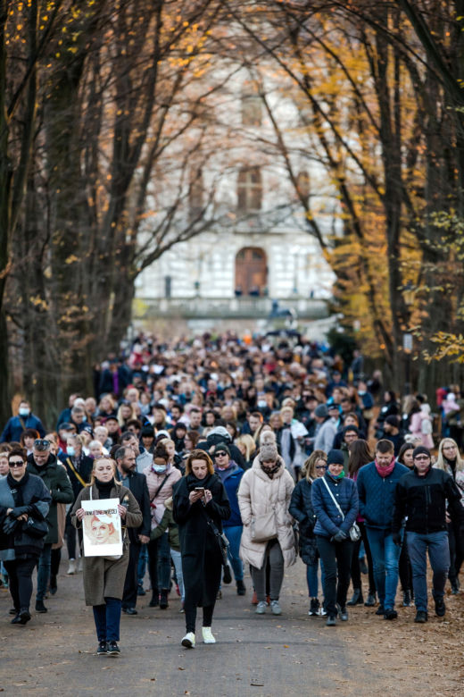 Zdjęcie z protestu