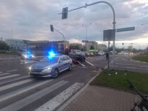 BMW wypadek