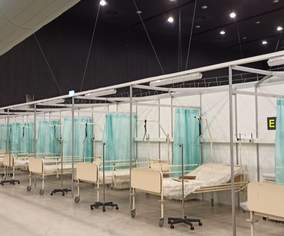 Szpital tymczasowy w MCK prawie gotowy