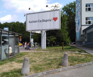Oryginalne wyznanie miłości w centrum Szczecina