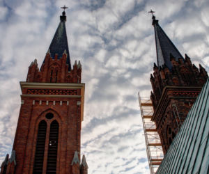 Widoki z wież kościoła na Placu Kościelnym