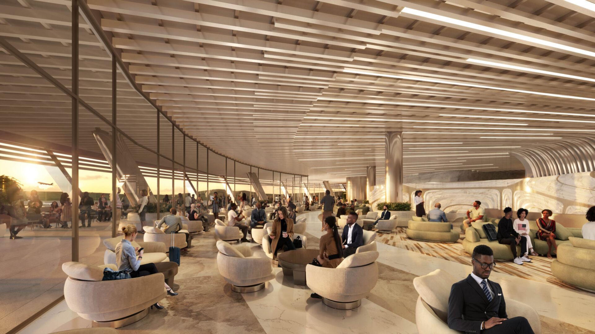 Bishoftu International Airport - projekt Zaha Hadid Architects