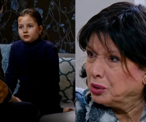 Barwy szczęścia. Piotr (Piotr Jankowski), Elżbieta (Marzena Trybała), Ewunia (Gabriela Ziembicka)