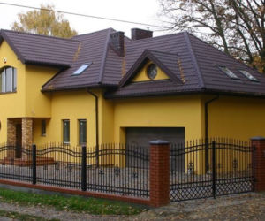 Kolory ścian domu. Elewacje czerwone, niebieskie, żółte... (zdjęcia)