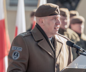 Zmiana dowódcy w 42 Batalionie Lekkiej Piechoty w Morągu