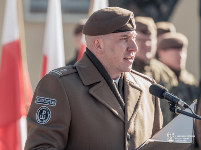 Zmiana dowódcy w 42 Batalionie Lekkiej Piechoty w Morągu