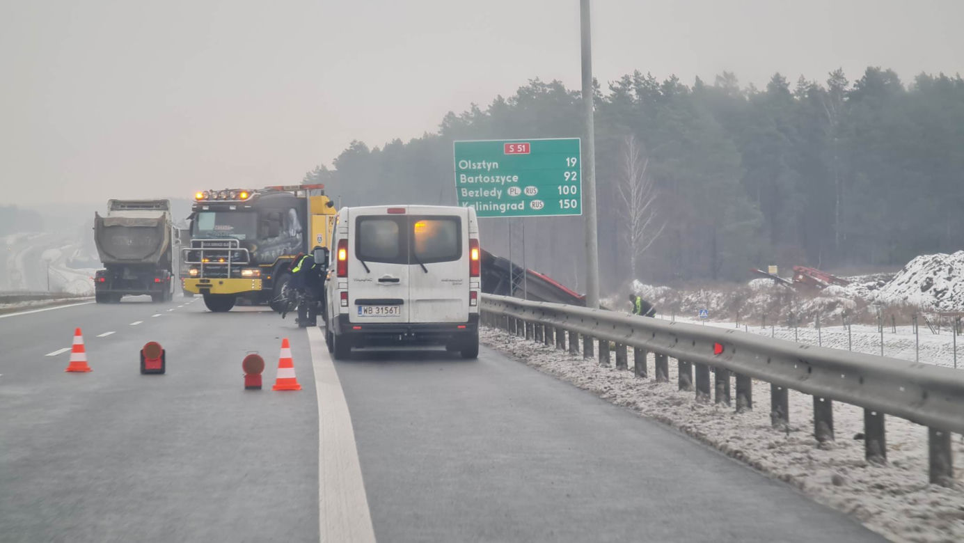 Groźna kolizja na S51
