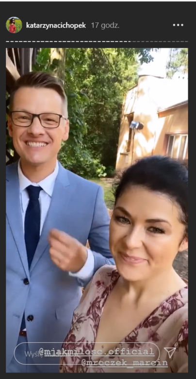 M jak miłość po wakacjach 2020. Kinga (Katarzyna Cichopek), Piotrek (Marcin Mroczek)