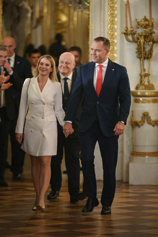 Karol Nawrocki na Zamku Królewskim 