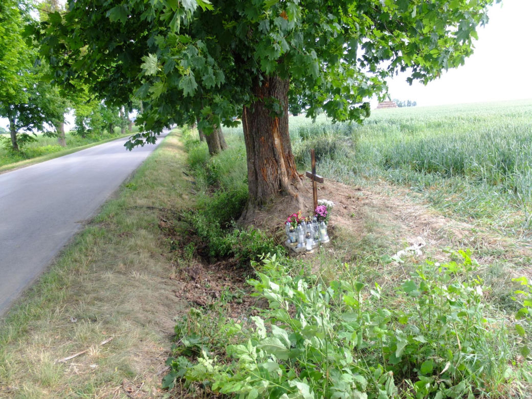 Z BMW wypadł silnik. Adrian zginął na miejscu. Auto roztrzaskało się na drzewie