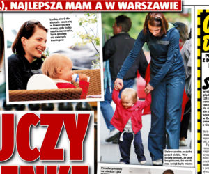 Dereszowska uczy córkę chodzić