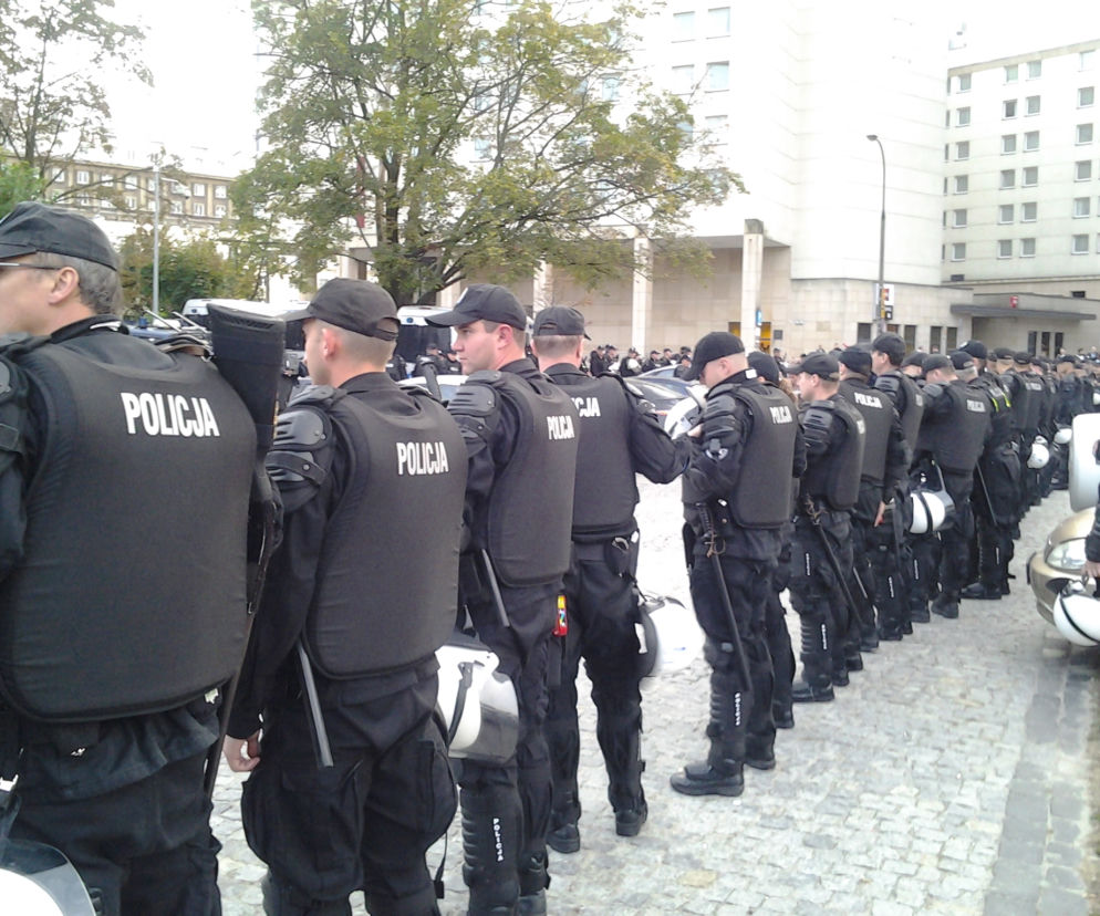 Kibice Polonii przed Derby Warszawy