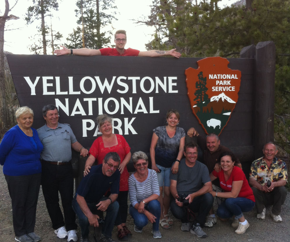 Polonijni podróżnicy w Yellowstone