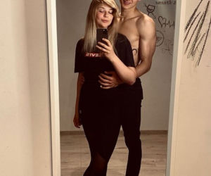 Monika Mielnicka i jej chłopak Oskar Paradowski na Instagramie