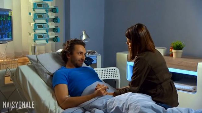 Na sygnale odc. 100. Piotr (Dariusz Wieteska), Martyna (Monika Mazur)